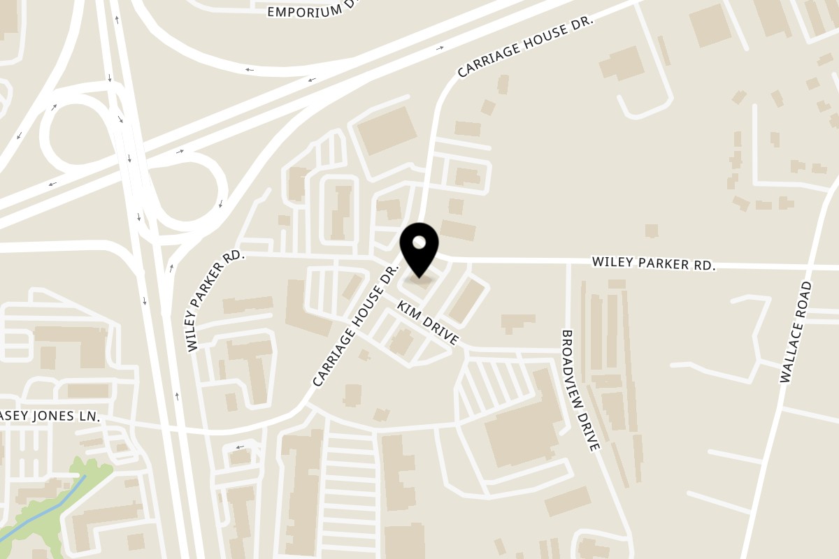 Map showing the location of Redbone's Grill & Bar on 584 Carriage House Dr in Jackson